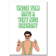 Personalised Very Nice Birthday Borat Card
